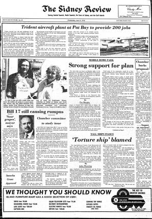The Sidney Review Wed, June 21, 1978 (Page 1)
