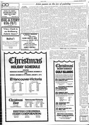 The Sidney Review Wed, December 14, 1977 (Page 6)