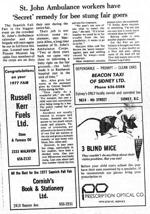 The Sidney Review Wed, August 31, 1977 (Page 31)