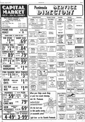 The Sidney Review Wed, August 31, 1977 (Page 11)