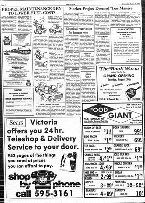 The Sidney Review Wed, August 17, 1977 (Page 12)
