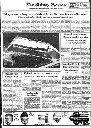 The Sidney Review Wed, July 13, 1977 (Page 1)