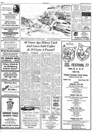 The Sidney Review Wed, April 20, 1977 (Page 8)