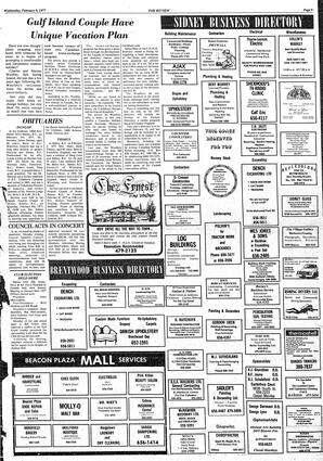 The Sidney Review Wed, February 9, 1977 (Page 9)