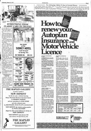 The Sidney Review Wed, January 12, 1977 (Page 9)