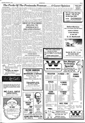 The Sidney Review Wed, December 1, 1976 (Page 11)
