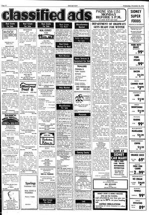 The Sidney Review Wed, November 10, 1976 (Page 12)