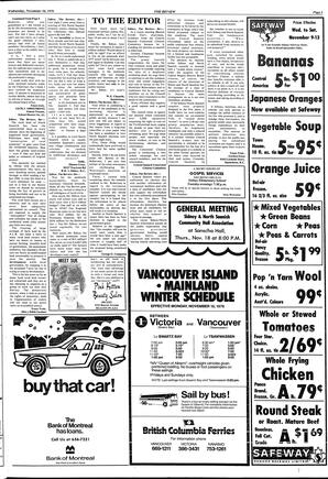 The Sidney Review Wed, November 10, 1976 (Page 5)