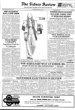 The Sidney Review Wed, November 10, 1976 (Page 1)