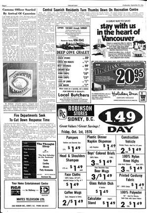 The Sidney Review Wed, September 29, 1976 (Page 6)