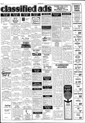 The Sidney Review Wed, June 23, 1976 (Page 12)