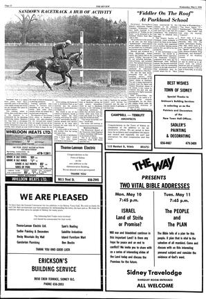 The Sidney Review Wed, May 5, 1976 (Page 12)