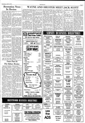 The Sidney Review Wed, April 14, 1976 (Page 13)