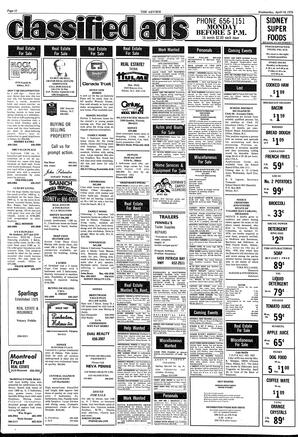 The Sidney Review Wed, April 14, 1976 (Page 12)