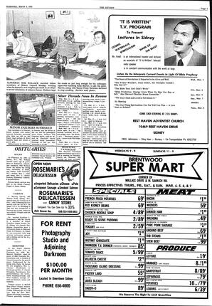 The Sidney Review Wed, March 3, 1976 (Page 3)