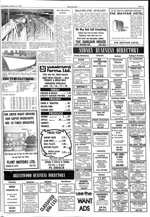 The Sidney Review Wed, January 14, 1976 (Page 15)