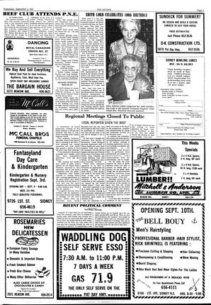 The Sidney Review Wed, September 3, 1975 (Page 3)