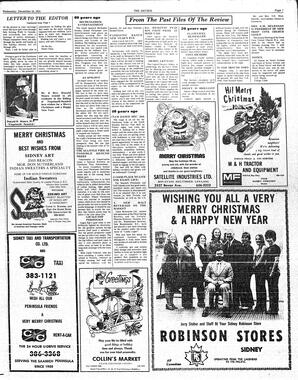The Sidney Review Wed, December 18, 1974 (Page 7)
