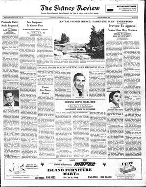 The Sidney Review Wed, September 18, 1974 (Page 1)