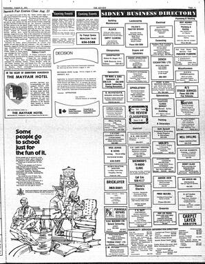 The Sidney Review Wed, August 21, 1974 (Page 11)