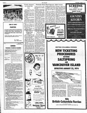 The Sidney Review Wed, August 14, 1974 (Page 8)