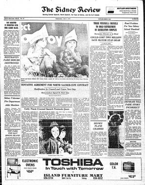 The Sidney Review Wed, July 3, 1974 (Page 1)