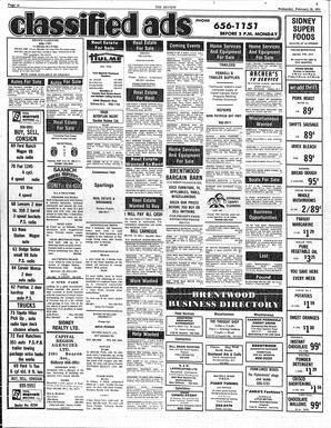 The Sidney Review Wed, February 20, 1974 (Page 16)