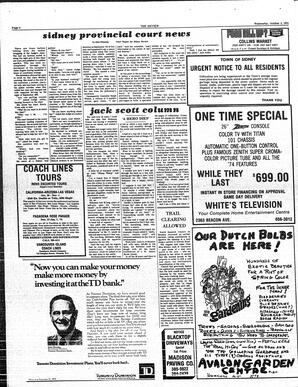 The Sidney Review Wed, October 3, 1973 (Page 6)