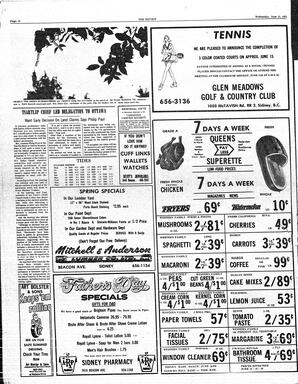 The Sidney Review Wed, June 13, 1973 (Page 12)