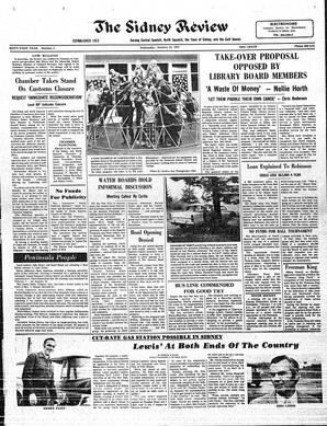 The Sidney Review Wed, January 24, 1973 (Page 1)