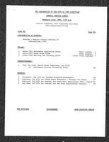 1991-02-11 - City of Port Coquitlam Council Meeting - Agenda and Minutes
