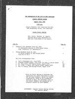 1991-08-12 - City of Port Coquitlam Council Meeting - Agenda and Minutes
