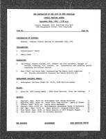 1991-09-30 - City of Port Coquitlam Council Meeting - Agenda and Minutes