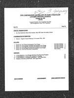 1992-12-07 - City of Port Coquitlam Council Meeting - Agenda and Minutes