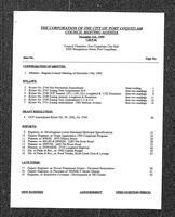 1992-12-21 - City of Port Coquitlam Council Meeting - Agenda and Minutes