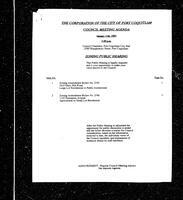 1993-01-11 - City of Port Coquitlam Council Meeting - Agenda and Minutes