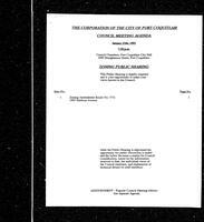 1993-01-25 - City of Port Coquitlam Council Meeting - Agenda and Minutes