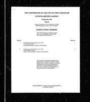 1993-02-08 - City of Port Coquitlam Council Meeting - Agenda and Minutes
