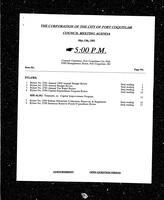 1993-05-13 - City of Port Coquitlam Council Meeting - Agenda