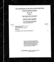 1993-05-17 - City of Port Coquitlam Council Meeting - Agenda