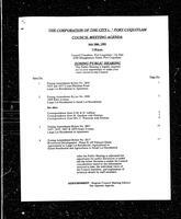 1993-07-26 - City of Port Coquitlam Council Meeting - Agenda and Minutes