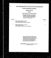 1993-09-13 - City of Port Coquitlam Council Meeting - Agenda