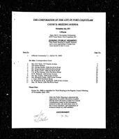 1993-11-03 - City of Port Coquitlam Council Meeting - Agenda