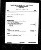 1994-01-24 - City of Port Coquitlam Council Meeting - Agenda