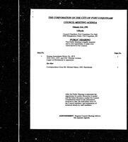 1994-02-21 - City of Port Coquitlam Council Meeting - Agenda