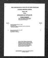 1994-03-21 - City of Port Coquitlam Council Meeting - Agenda