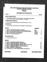 1994-07-25 - City of Port Coquitlam Council Meeting - Agenda