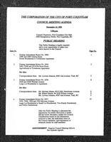 1994-11-14 - City of Port Coquitlam Council Meeting - Agenda