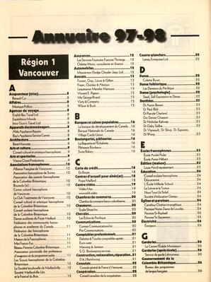   ANNUAIRE - FFCB, 1997   , page 6