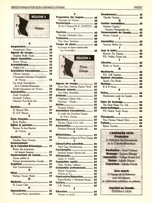  ANNUAIRE - FFCB, 1996   , page 8
